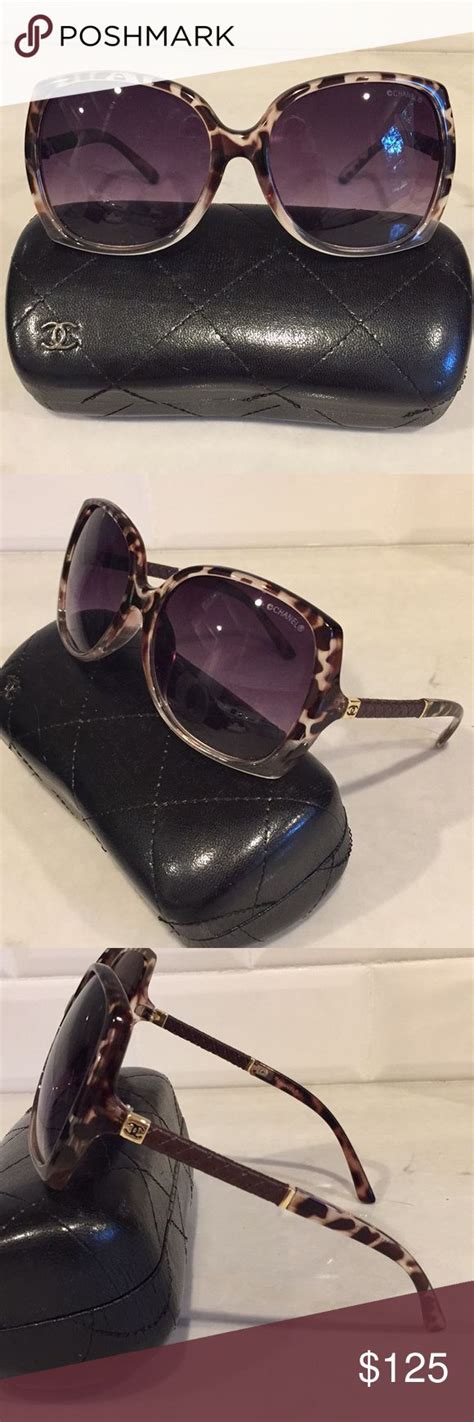 chanel sunglasses leopard print